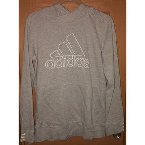 adidas hoodie - gray